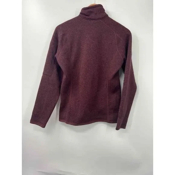 Patagonia Better Sweater Fleece Jacket size Maroon Medium 1/4 Zip - Picture 7 of 7